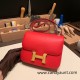 Hermes Constance 19cm swift S3/Rouge Cœur& 37/Gold Gold Hardware 18cm Full Handmade