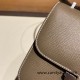 Hermes Constance 19cm Epsom 18 /Étoupe Grey Silver Hardware 18cm Full Handmade