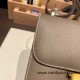 Hermes Constance 19cm Epsom 18/Étoupe Grey Gold Hardware 18cm Full Handmade