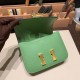 Hermes Constance 19cm Epsom 3I /Vert Criquet Gold Hardware 18cm Full Handmade