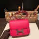 Hermes Constance 19cm Epsom 0D /Rose Mexico 18cm Full Handmade