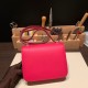 Hermes Constance 19cm Epsom 0D /Rose Mexico 18cm Full Handmade