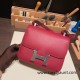 Hermes Constance 24cm swift K1 /Rouge Grenat  Silver Hardware 3