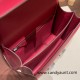 Hermes Constance 24cm swift K1 /Rouge Grenat  Silver Hardware 3