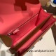 Hermes Constance 24cm Evercolor 1H /Toffee& K4/Rose d’eteSilver Hardware 4