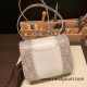 Hermes Constance 24cm Matte Crocodile Niloti 01/ Himalaya Silver Hardware 6