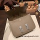 Hermes Constance 24cm epsom18 Étoupe Grey Silver Hardware 18