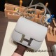 Hermes Constance 24cm Epsom 8U/ Blue Glacier Silver Hardware 20