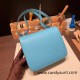 Hermes Constance 24cm epsom P3 /Blue du Nord  Silver Hardware 21