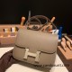 Hermes Constance 24cm epsom 18 /Étoupe Grey Silver Hardware 28