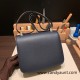 Hermes Constance 24cm Epsom 2Z/ Blue nuit 35