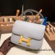 Hermes Constance 24cm Epsom 4Z/ Gris Mouette Gold Hardware 36