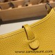 HERMES TPM Mini Evelyn Clemence 9D /Jaune Ambre  