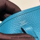 HERMES TPM Mini Evelyn Clemence 7F /Blue Paon  