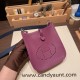 HERMES TPM Mini Evelyn Clemence P9 /Anemone SilverHardware