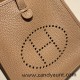 HERMES TPM Mini Evelyn Clemence 0M/Chai SilverHardware