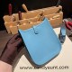 HERMES TPM Mini Evelyn Clemence P3 /Blue du Nord  