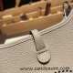 HERMES TPM Mini Evelyn Clemence M8/Gris Asphalt SilverHardware