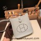 HERMES TPM Mini Evelyn Clemence 08 /Blue Pale SilverHardware