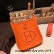 HERMES TPM Mini Evelyn Clemence 93 /Orange GoldHardware