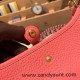 HERMES TPM Mini Evelyn Clemence U5/ Rose Lipstick GoldHardware