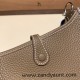 HERMES TPM Mini Evelyn Clemence 18 /Étoupe Grey SilverHardware