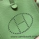 HERMES TPM Mini Evelyn Clemence 3I/Vert Criquet SilverHardware