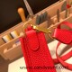 HERMES TPM Mini Evelyn Clemence S3/Rouge Cœur GoldHardware