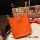 HERMES TPM Mini Evelyn Clemence 93 /Orange GoldHardware