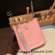 HERMES TPM Mini Evelyn Clemence 3Q /Rose Sakura SilverHardware