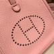 HERMES TPM Mini Evelyn Clemence 3Q /Rose Sakura SilverHardware