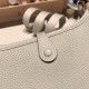 HERMES TPM Mini Evelyn Clemence 80 /Pearl Grey GoldHardware