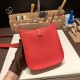 HERMES TPM Mini Evelyn Clemence S3/ Rouge Cœur SilverHardware