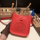 HERMES TPM Mini Evelyn Clemence S3/ Rouge Cœur SilverHardware