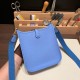 HERMES TPM Mini Evelyn Clemence 2T /Blue Paradise GoldHardware