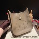 Hermes Evelyn 29cm Clemence 18 /Étoupe Grey Silver Hardware