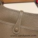 Hermes Evelyn 29cm Clemence 18 /Étoupe Grey Silver Hardware