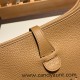 Hermes Evelyn 29cm Clemence 18 4B /Biscuit Gold Hardware