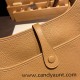 Hermes Evelyn 29cm Clemence 18 4B /Biscuit Gold Hardware