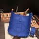 Hermes Evelyn 29cm Clemence 18 7T /Blue Electric Gold Hardware