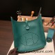 Hermes Evelyn 29cm Clemence 18 Z6 /Malachite Gold Hardware