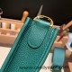 Hermes Evelyn 29cm Clemence 18 Z6 /Malachite Gold Hardware