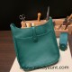 Hermes Evelyn 29cm Clemence 18 Z6 /Malachite Gold Hardware