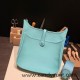 Hermes Evelyn 29cm Clemence 18 3P /Blue Atoll Silver Hardware