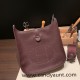 Hermes Evelyn 29cm Clemence 18 57 /Bordeaux Silver Hardware