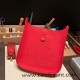 Hermes Evelyn 29cm Clemence  54/ Rouge Garance Gold Hardware