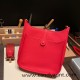 Hermes Evelyn 29cm Clemence  54/ Rouge Garance Gold Hardware