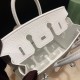 Hermes Birkin Crocodile Small House White Silver Hardware Phw 20cm Full Handmade Faubourg sous la neige