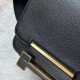 Hermes Geta Chevre Ck89 Black Gold Hardware Ghw 20cm Full Handmade