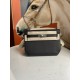 Hermes Kelly depeche Epsom ck89 Noir Silver Hardware GHW 38m Full Handmade